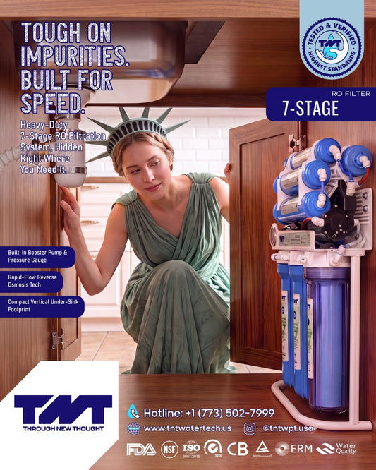 TNT Premium 7-Stage RO System | Mineral Water at Home | Under Sink
