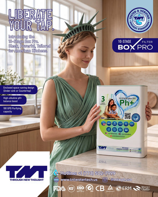 TNT Premium 10-Stage RO System | Alkaline + Mineral Filter Included